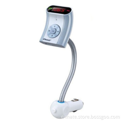 A2DP Car Bluetooth FM Radio Transmitter with Charging Function
